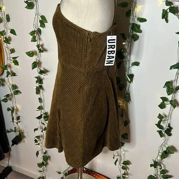 Urban Outfitters Kensie Corduroy Lace Back Mini Dress NWT - Picture 6 of 9